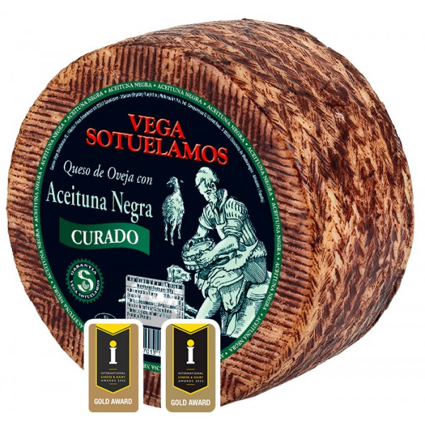 Queso Curado de Oveja con Aceituna Negra - 3 kg