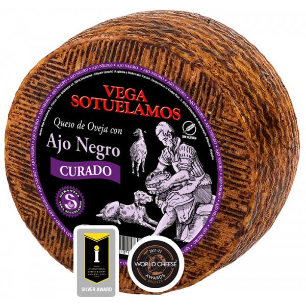 Queso Curado de Oveja con Ajo Negro - 3 kg