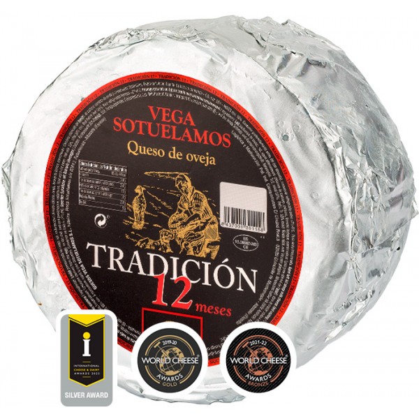 Queso Añejo de Oveja Tradición cubierto en Manteca  - 3 kg aprox