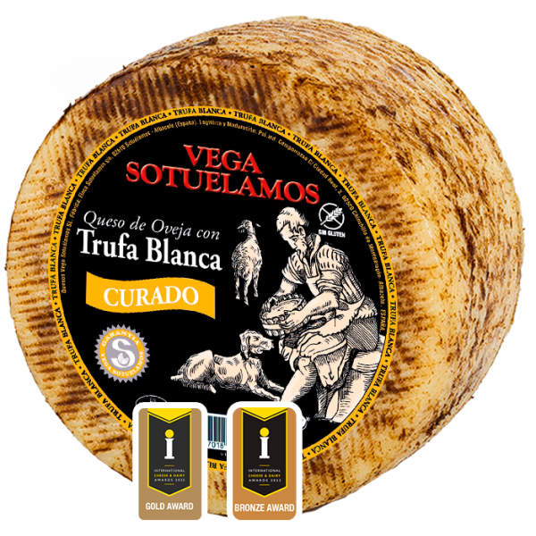 Queso de Oveja Curado con Trufa Blanca - 3 kg