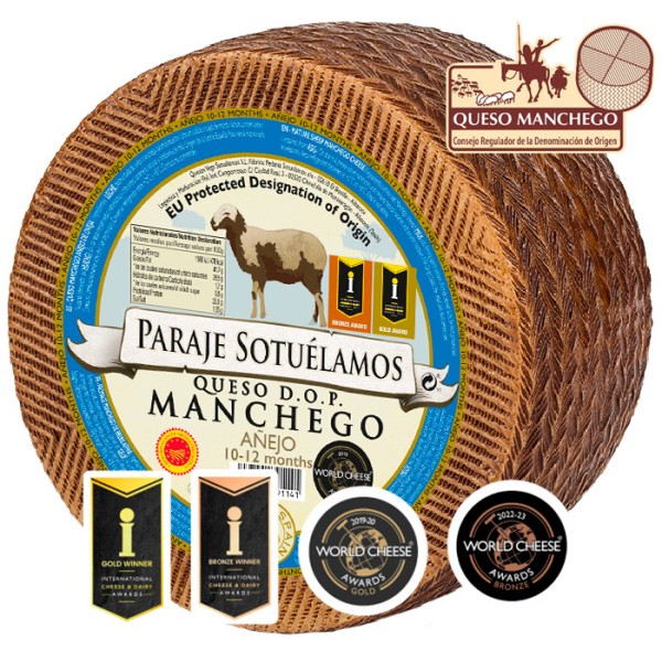 Queso Manchego Añejo - 3 kg.