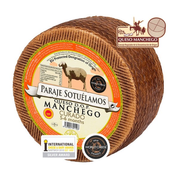 Queso Manchego Curado - 3 kg.