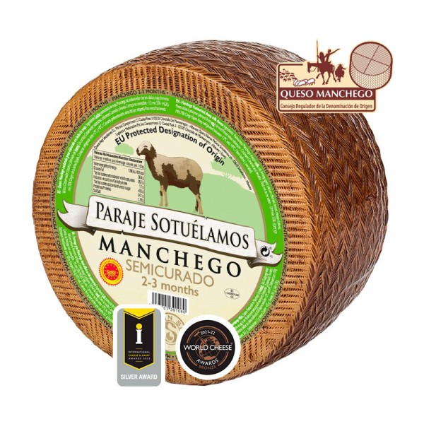 Queso Manchego Semicurado - 3,5 kg