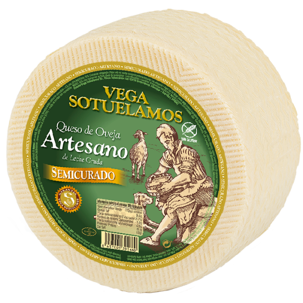 Queso de Oveja Semicurado leche cruda- 3 kg.