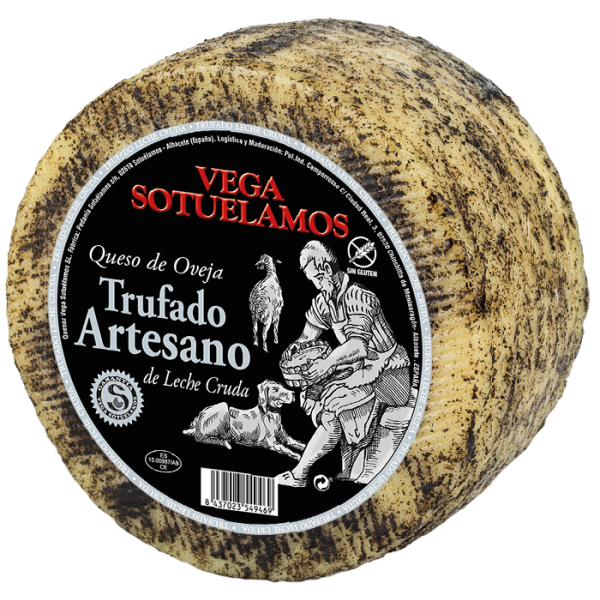 Queso de Oveja Curado con Trufa Negra leche cruda - 3 kg