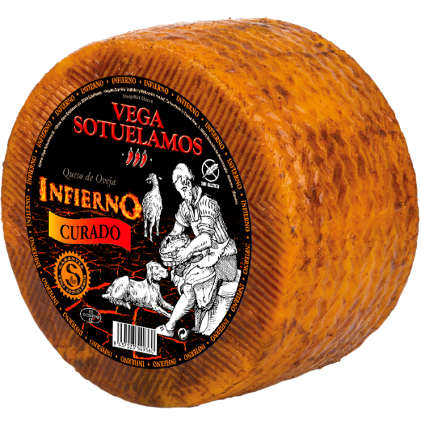 Queso Curado de Oveja con Infierno - 3 kg